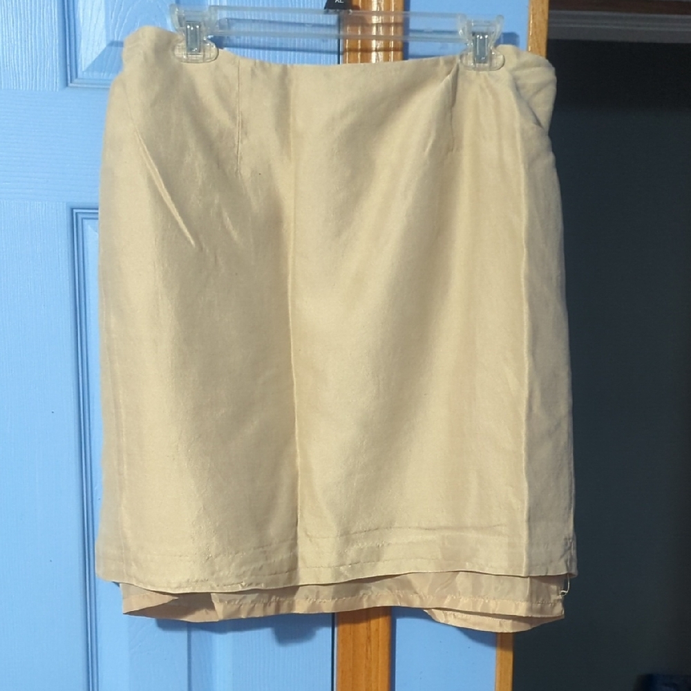 Talbots Classic Beige Pencil Skirt